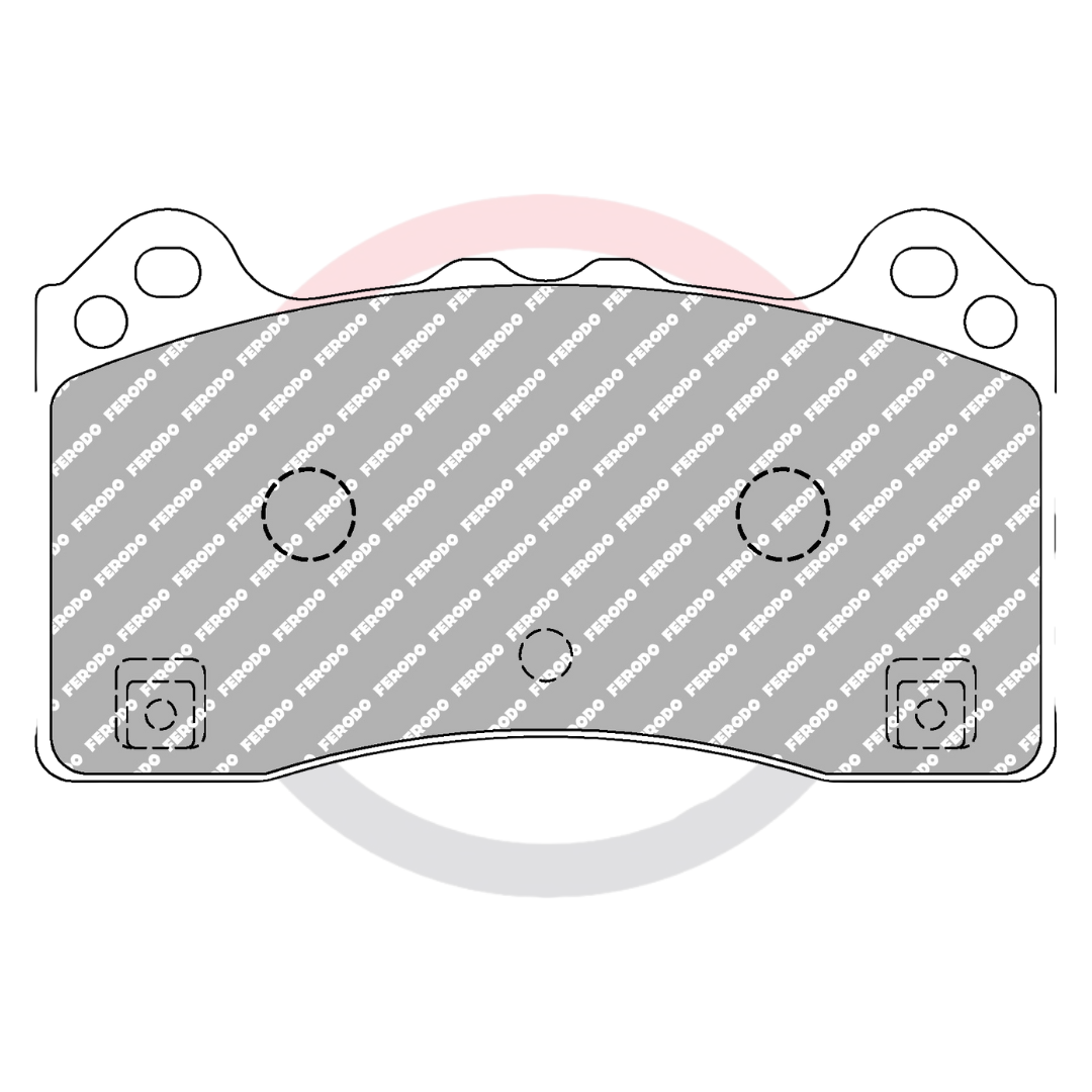 Pastillas de freno delanteras FERODO DS2500 Ford Focus RS MK3 FCP4830H