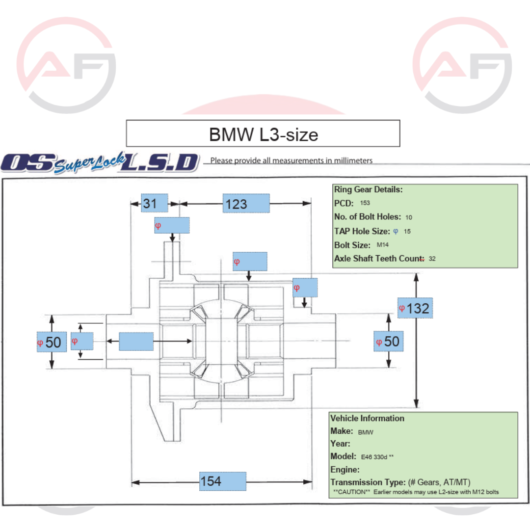 Self-locking OS Giken Superlock L1 LSD (210M) 28 DISCS 