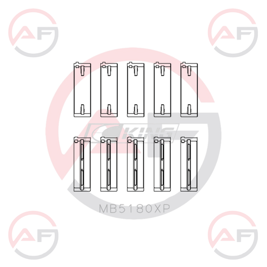 Cojinetes de bancada KING RACING Renault F4R / F4Rt / F7R / F7RR / F7P